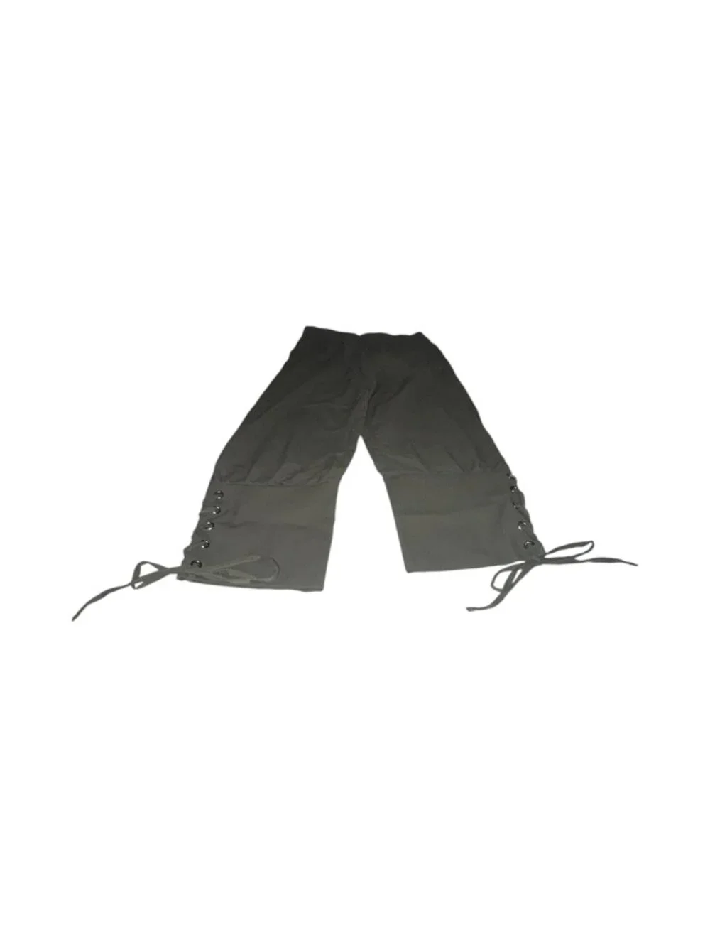 Olive Green Lace-Up Pants Size 12